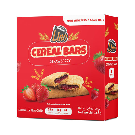 Lino Cereal Bars – Strawberry Flavor Carton