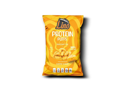 Protein Puffs Cheese Flavor Carton 12 Pieces 30g