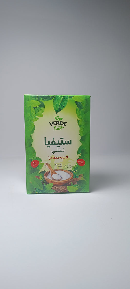 stevia sweetener 50 sachets- محلي ستيفيا 50 ظرف