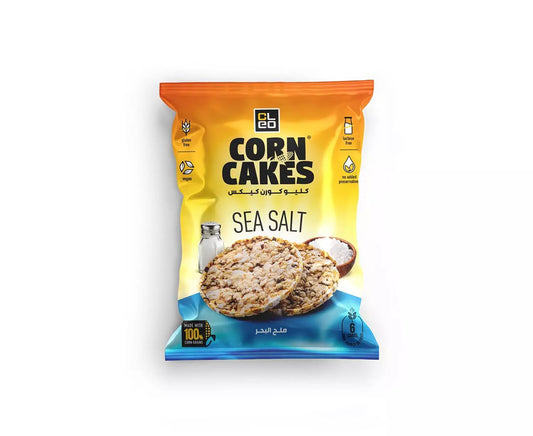 cleo corn cakes - 6 piece  - sea salt