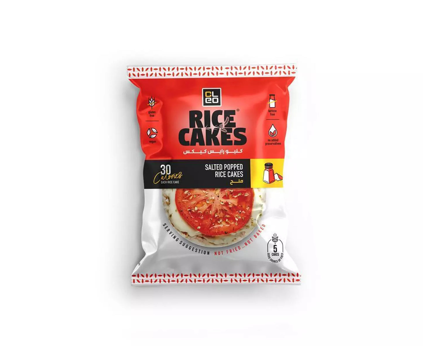 cleo rice cakes – 5 piece – 35 gram – salted