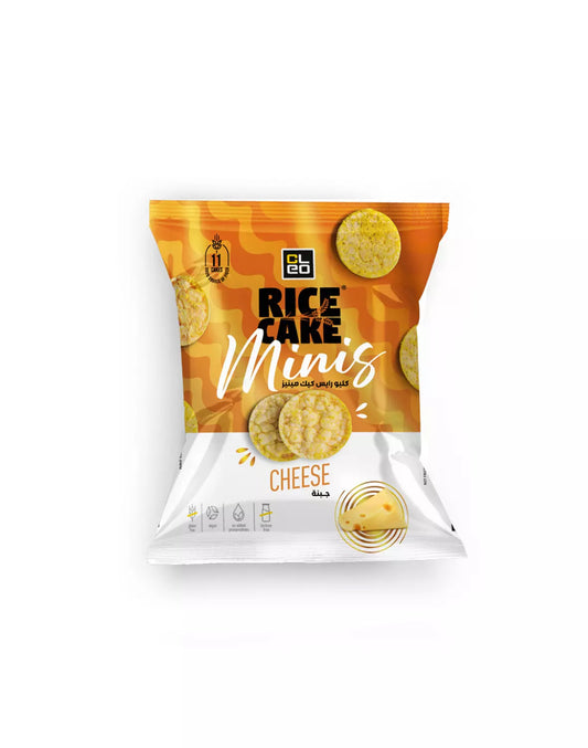 cleo rice cakes minis - 11 piece - cheese